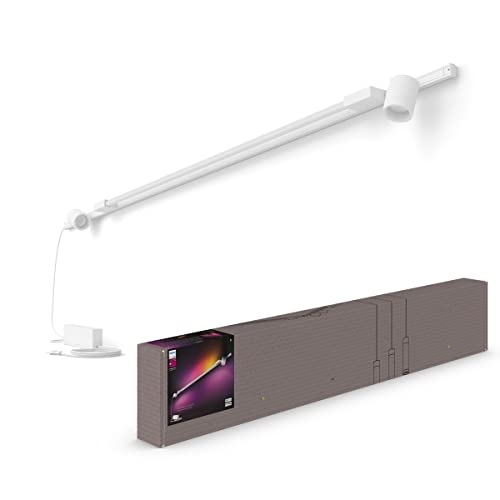 Philips Hue Perifo railverlichting muur - 2-spots - 1 gradient light tube - wit - basisset