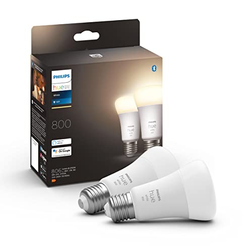 Philips Hue Standaard Lamp 2-Pack - Duurzame LED - Smart Lamp