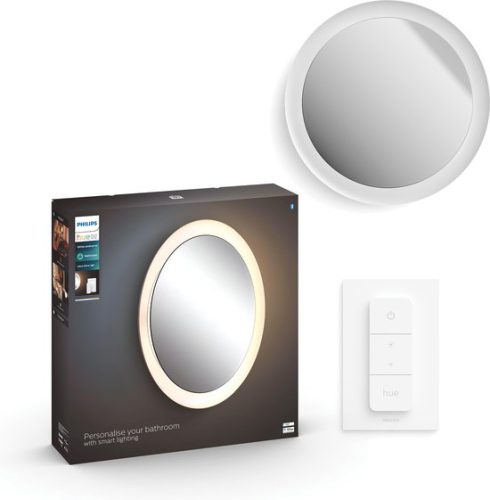 Philips Hue Adore badkamerspiegellamp – warm tot koelwit licht – wit – 1 dimmer switch