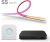 Philips Hue Entertainment Starterspakket voor 55 Inch Beeldscherm – 1 HDMI Sync Box (Incl. HDMI Kabel) – 1 Philips Hue Play Gradient Lightstrip 55 Inch en Hue Bridge