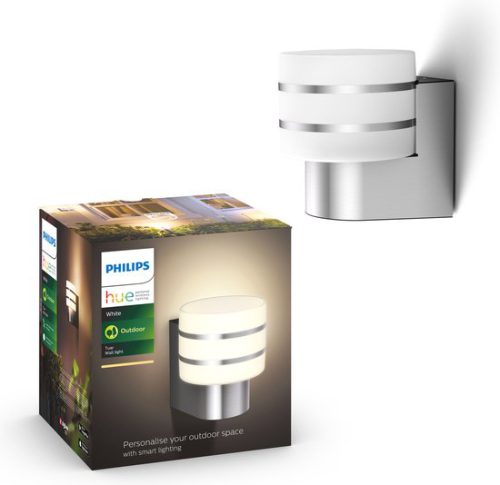 Philips Hue Tuar muurlamp – warmwit licht – aluminium