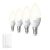 Philips Hue Uitbreidingspakket Kaarslamp E14 – 4 Lampen en Dimmer Switch – White – 4 Kaarslampen – Werkt met Alexa en Google Home