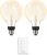Philips Hue Uitbreidingspakket White Ambiance Filament Globe E27 Groot- 2 Hue Lampen en Dimmer Switch – Warm tot Koelwit Licht – Dimbaar