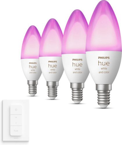 Philips Hue Cher Plafondlamp – Duurzame Led Verlichting – Warm Tot Koelwit Licht – Incl. Dimmer Switch – Dimbaar – Verbind met Bluetooth of Hue Bridge – Werkt met Alexa en Google Home – Wit