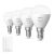 Philips Hue Uitbreidingspakket White E14 – 4 Hue Kogellampen en Dimmer Switch – Warm Wit Licht – Dimbaar