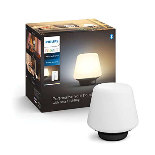 Philips Hue Wellness Tafellamp – White Ambiance – E27 – Zwart – 8,5W – Bluetooth – incl. Dimmer Switch