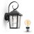 Philips Mygarden Buzzard Wandlamp Buiten – Incl. Philips Hue White Filament Standaardlamp E27 – Muurlamp – Tuinverlichting LED Buiten – Buitenlamp – Zwart